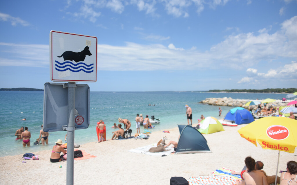 Dog friendly plaža Hidrobaza u Puli