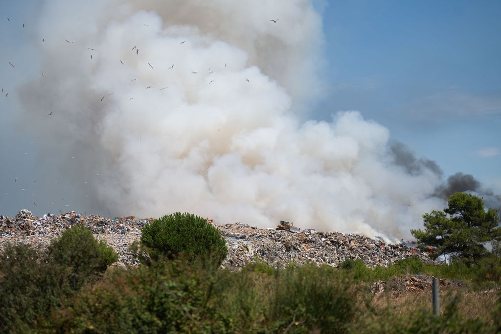 Požar deponija u Zadru - 1