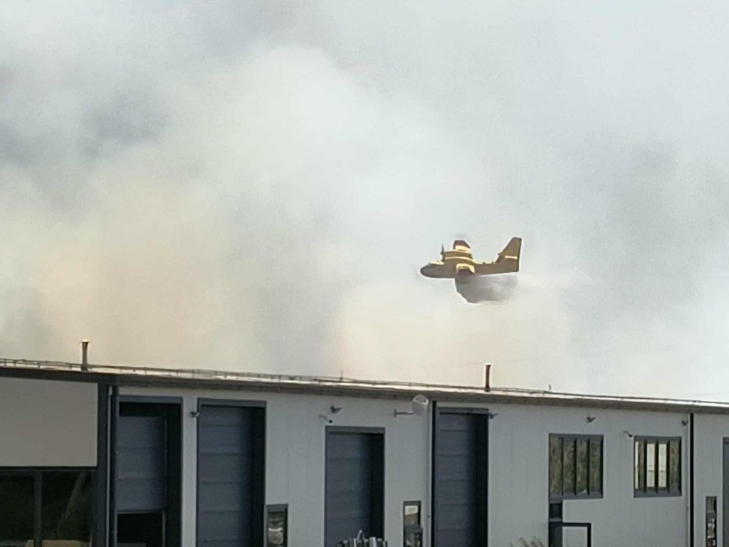 Požar u industrijskoj zoni Podi u Šibeniku