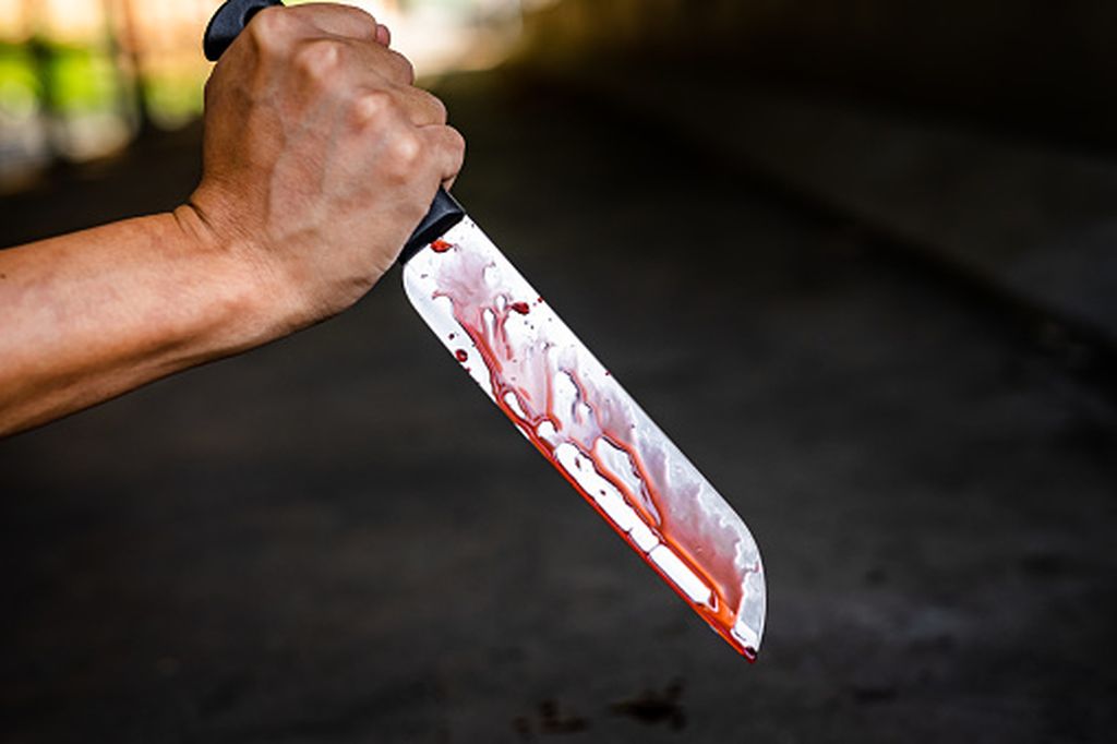 Napad nožem, ilustracija