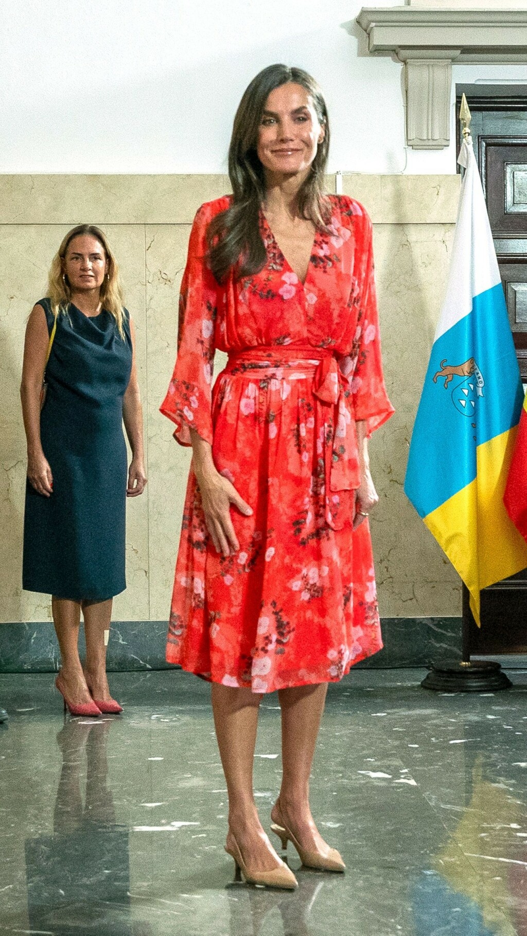 Kraljica Letizia u cvjetnoj haljini
