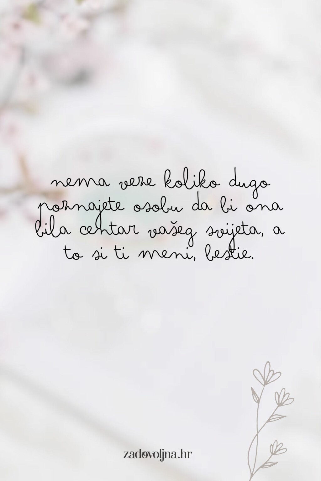 Čestitke za najbolju prijateljicu