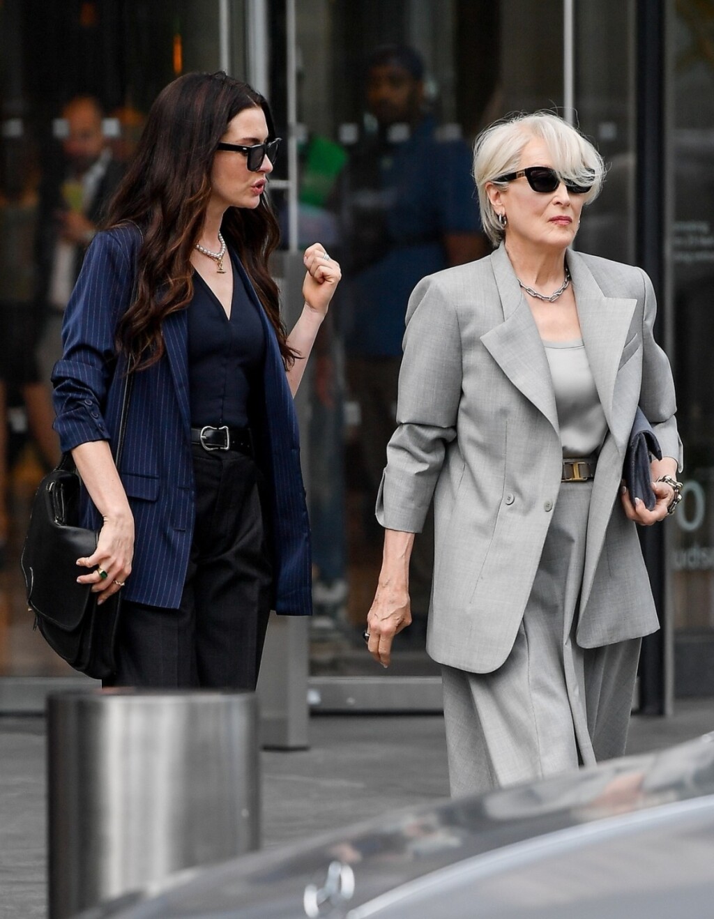 Meryl Streep i Anne Harhaway zajedno na setu filma