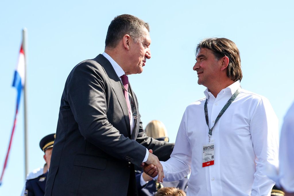 Zlatko Dalić na mimohodu - 2