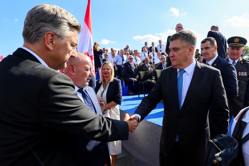 Premijer Andrej Plenković i predsjednik Zoran Milanović