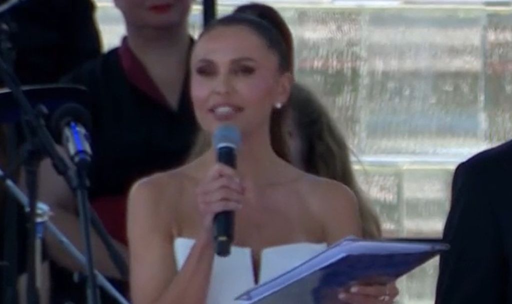 Mila Horvat na mimohodu