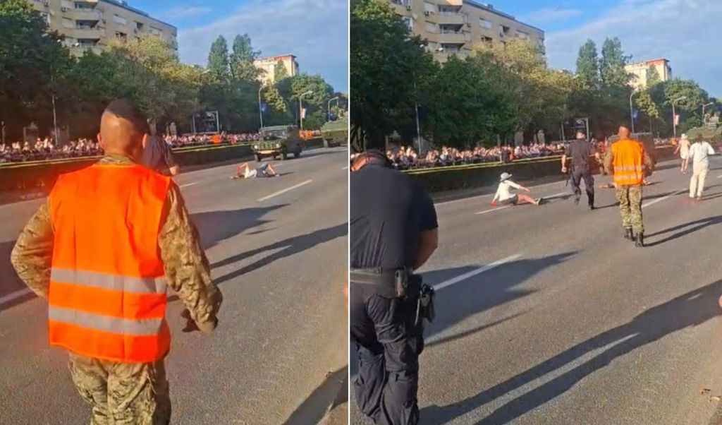 Incident na vojnom mimohodu