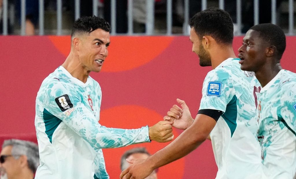 Cristiano Ronaldo i Goncalo Ramos