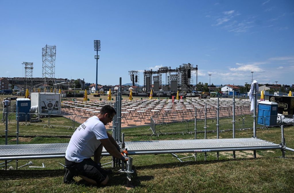 Pripreme za Thompsonov koncert u Zaprešiću - 5