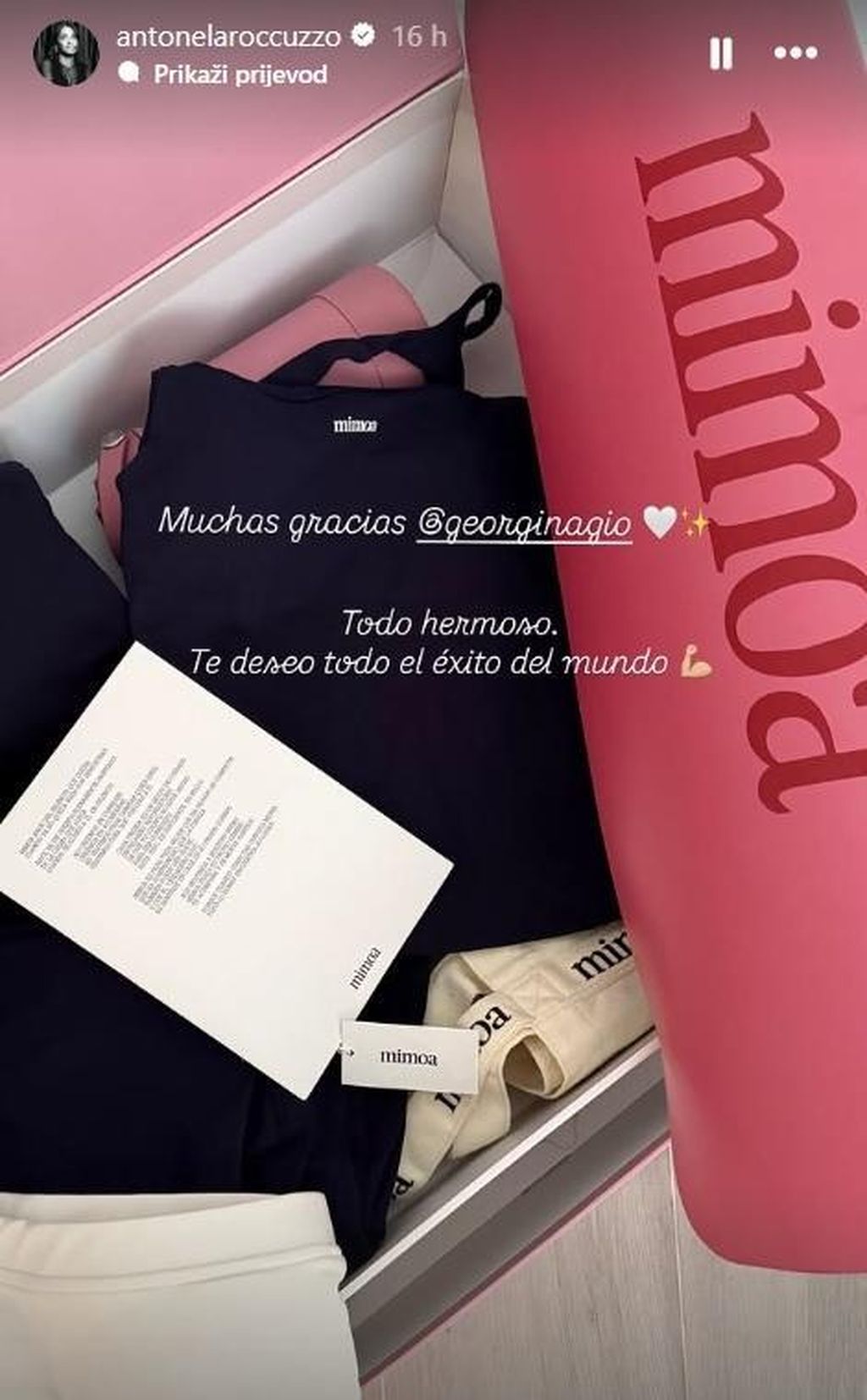 Antonela Roccuzzo na Instagramu