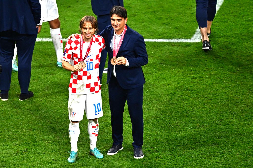 Zlatko Dalić i Luka Modrić u Kataru