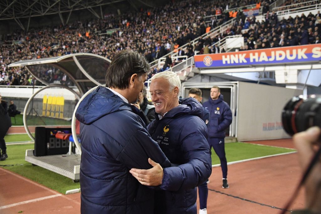 Zlatko Dalić i Didier Deschamps