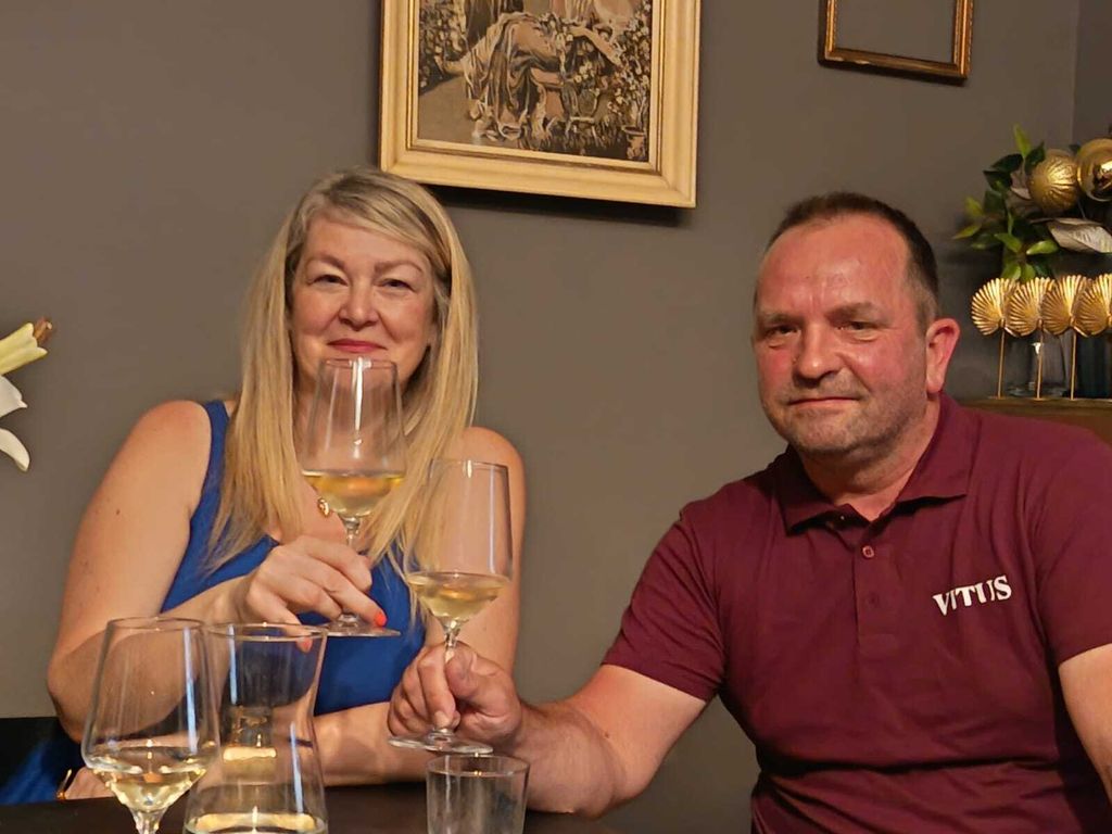 Irena Lučić, diWine i Mladen Kantoci glavni enolog vinarije Vitus