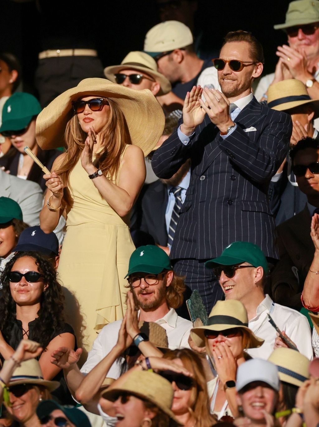 Jennifer Lopez u društvu Toma Hiddlestona na Wimbledonu