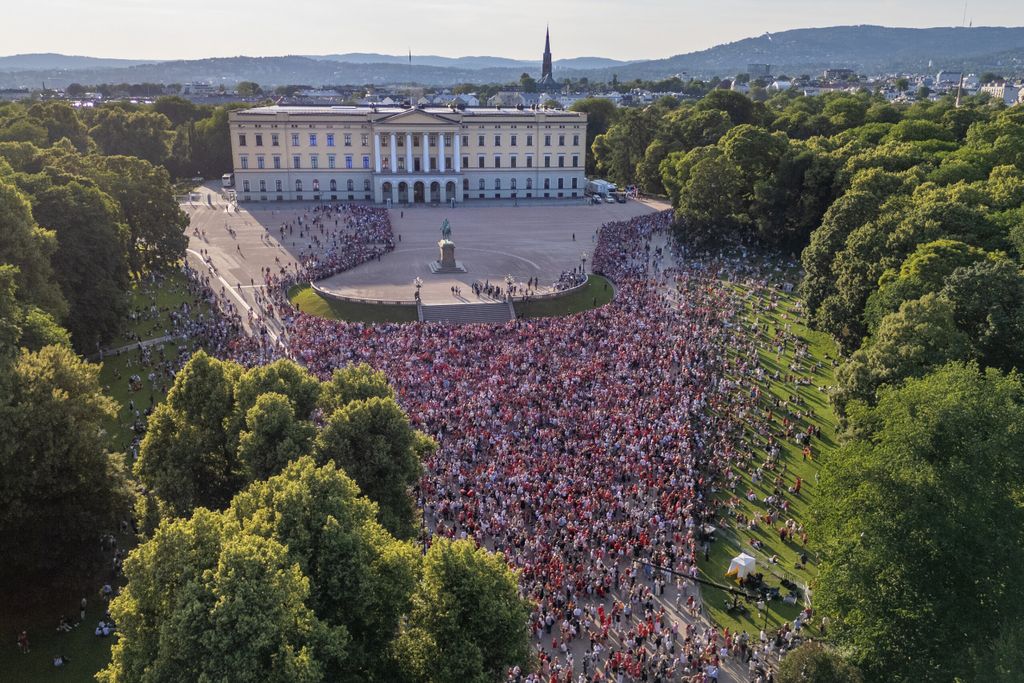 Doček norveške reprezentacije
