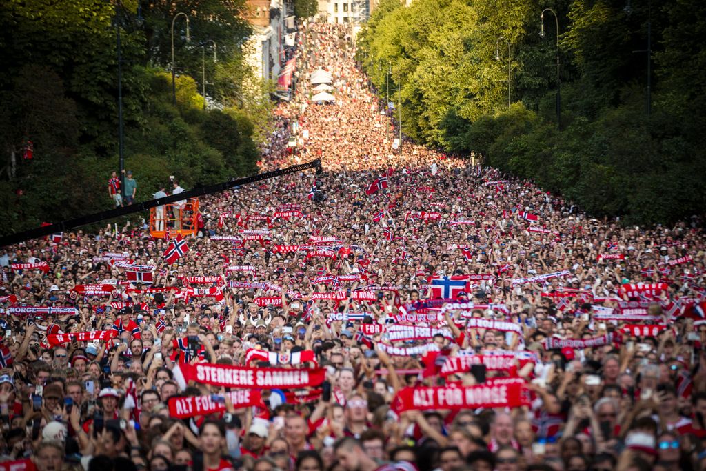 Doček norveške reprezentacije