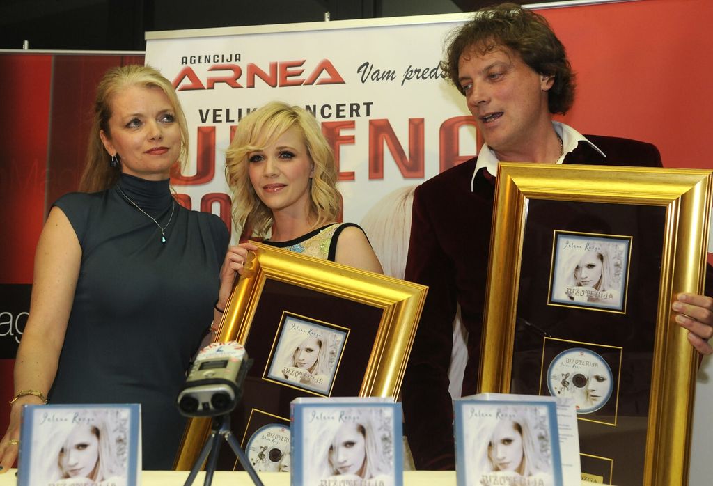 Vjekoslava Huljić, Jelena Rozga i Tonči Huljić 2011. godine