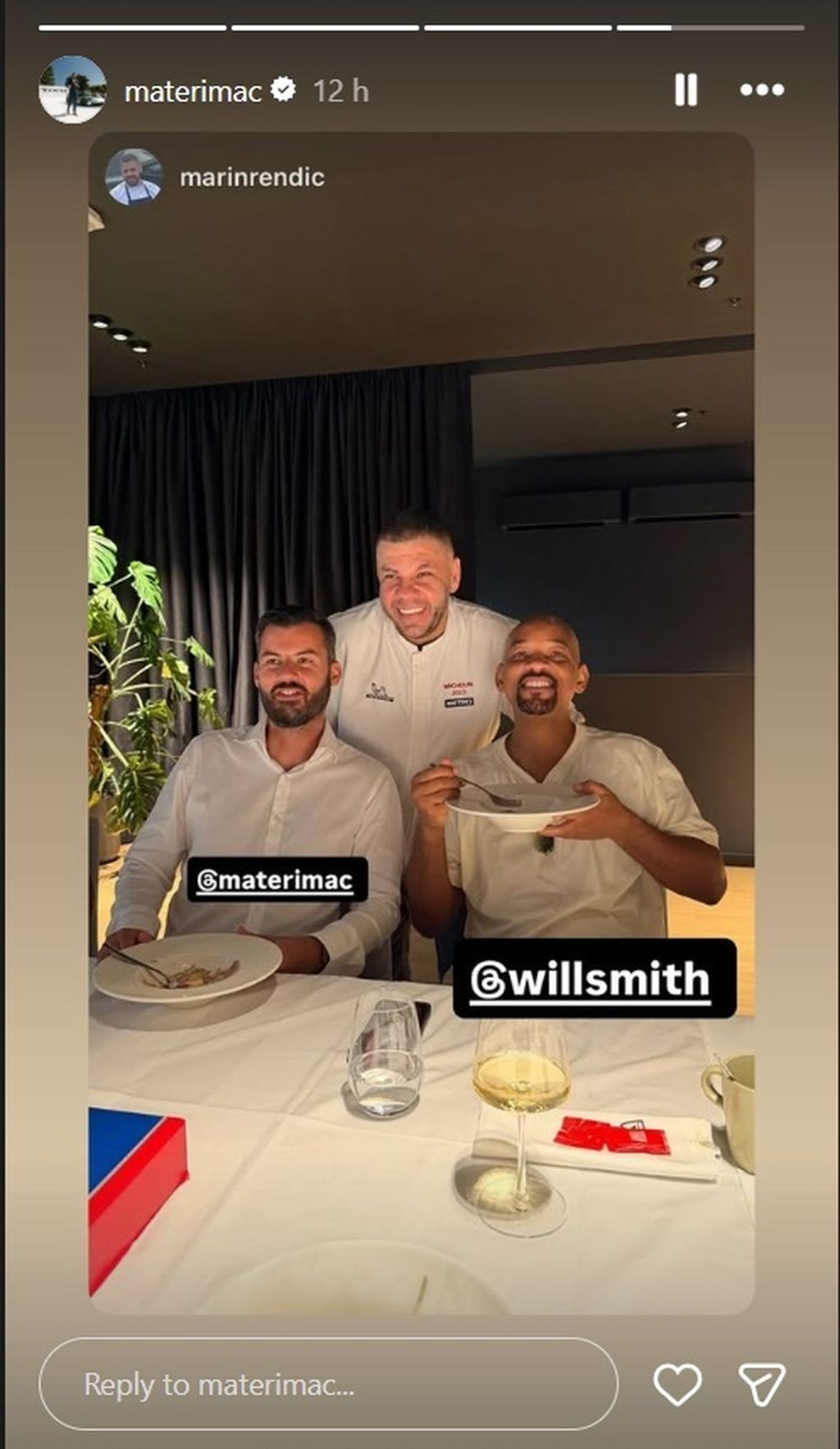 Mate Rimac, Marin Rendić i Will Smith - 1