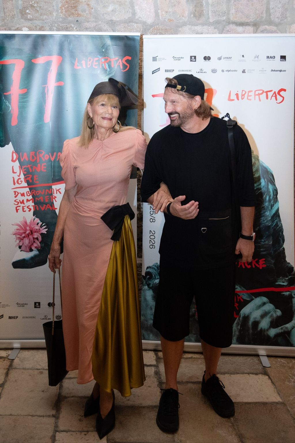 Đurđa Tedeschi na premijeri predstave u Dubrovniku
