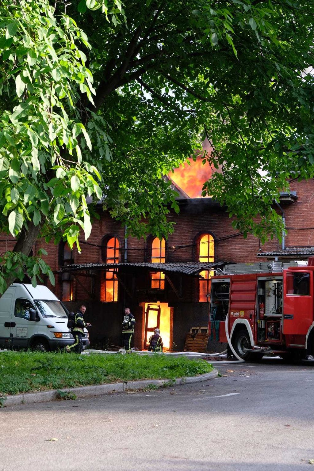 Požar u C.I.O.S.-u (Foto: Dnevnik.hr)
