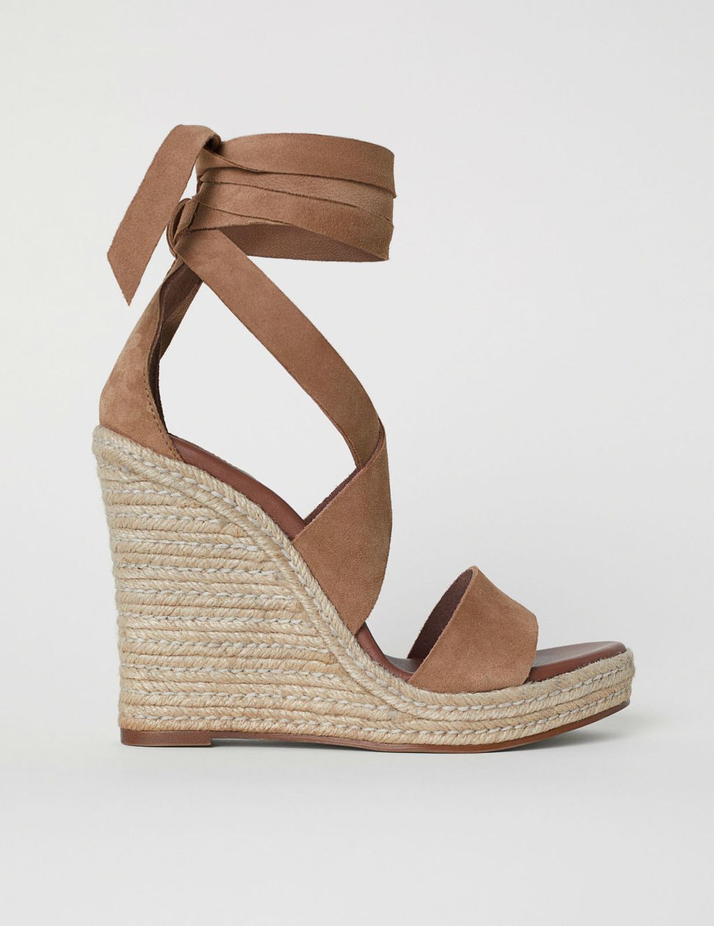 Sandale špagerice u boji kože - 3