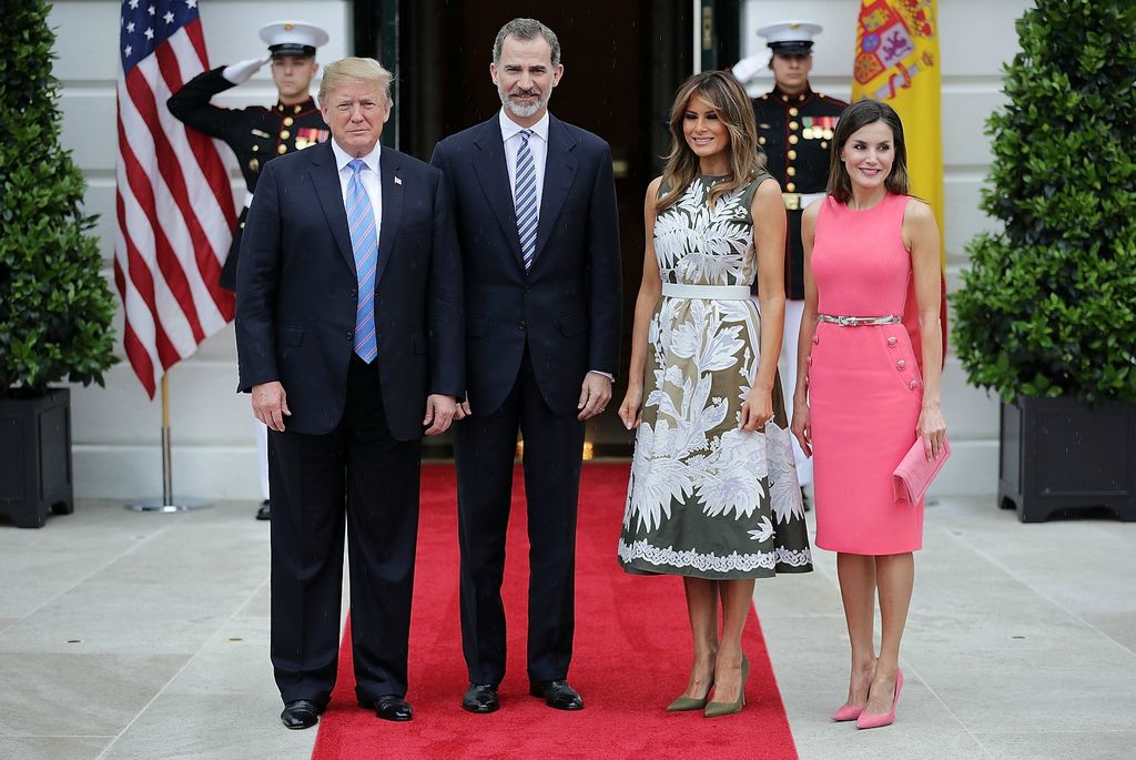 Donald Trum, kralj Felipe, Melania Trump i kraljica Letizia