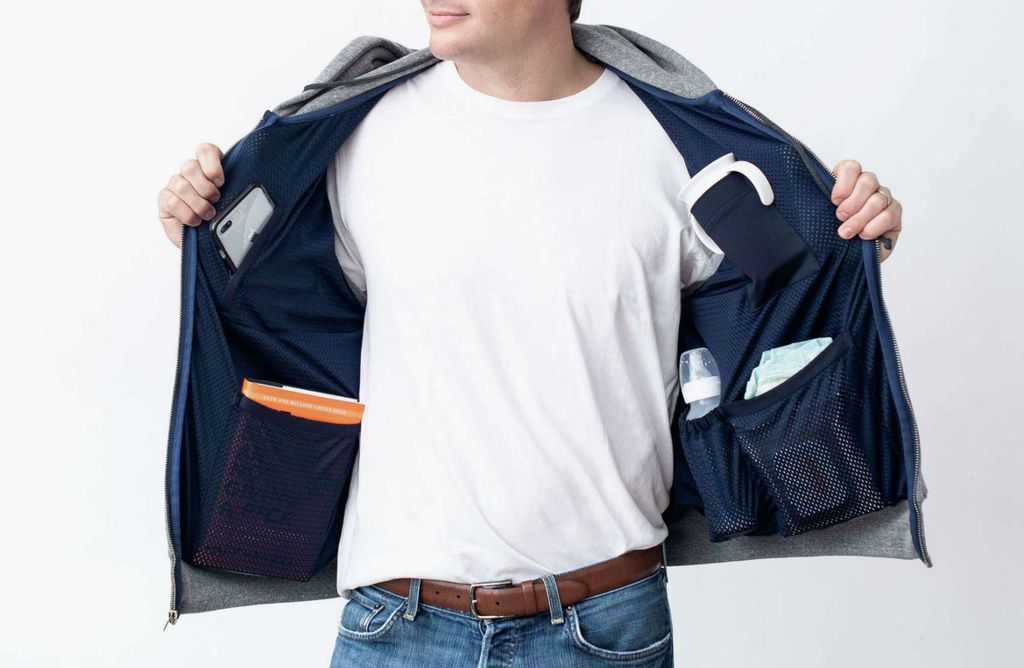 Jakna za tate u koju stanu sve potrepštine za bebu - 3