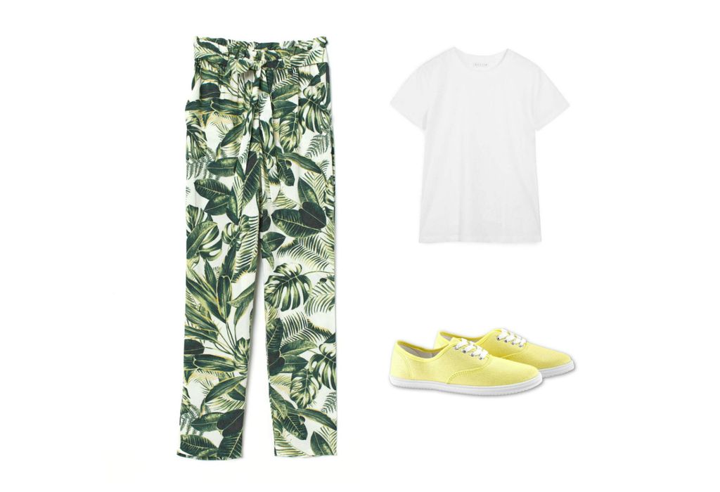 Hlače H&M (110 kuna), majica Stradivarius (49,90 kuna), tenisice C&A (59 kuna)