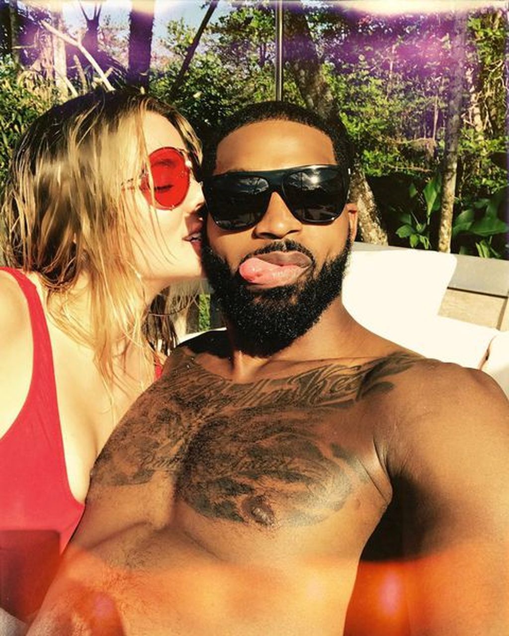 Khloe Kardashian i Tristan (Foto: Instagram)