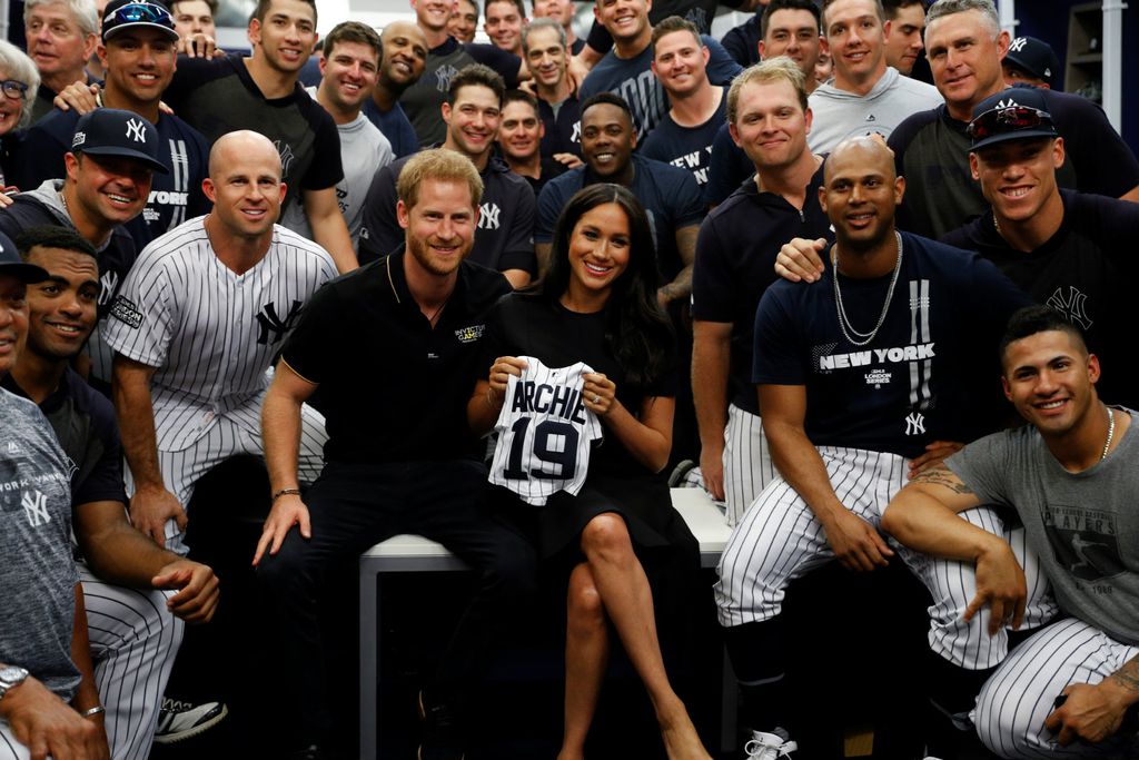 Meghan i Harry s momčadi New York Yankeesa