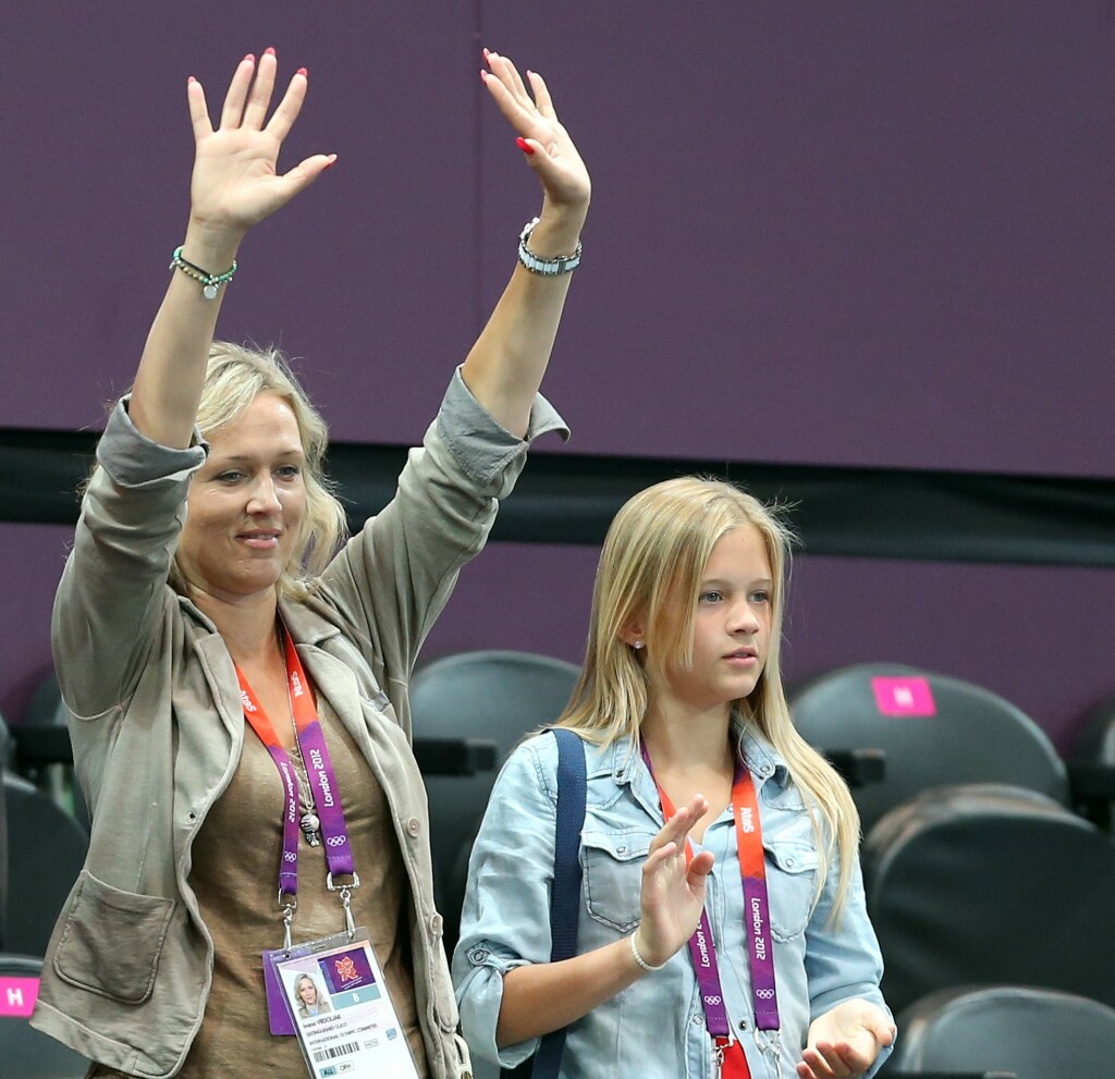 Ivana Vrdoljak Vanna s kćerkicom Janom na Ljetnim Olimpijskim igrama u Londonu 2012. godine