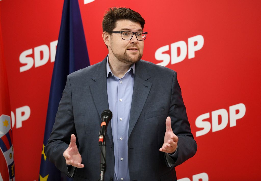 Predsjednik SDP-a Peđa Grbin