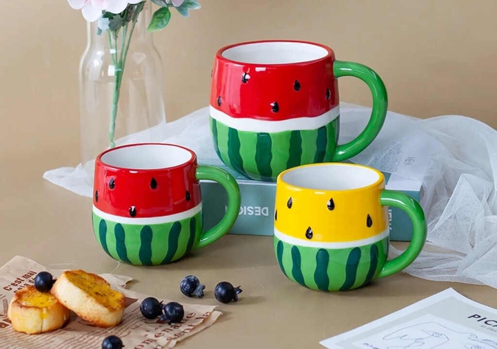 Šalica s motivom lubenice s AliExpressa