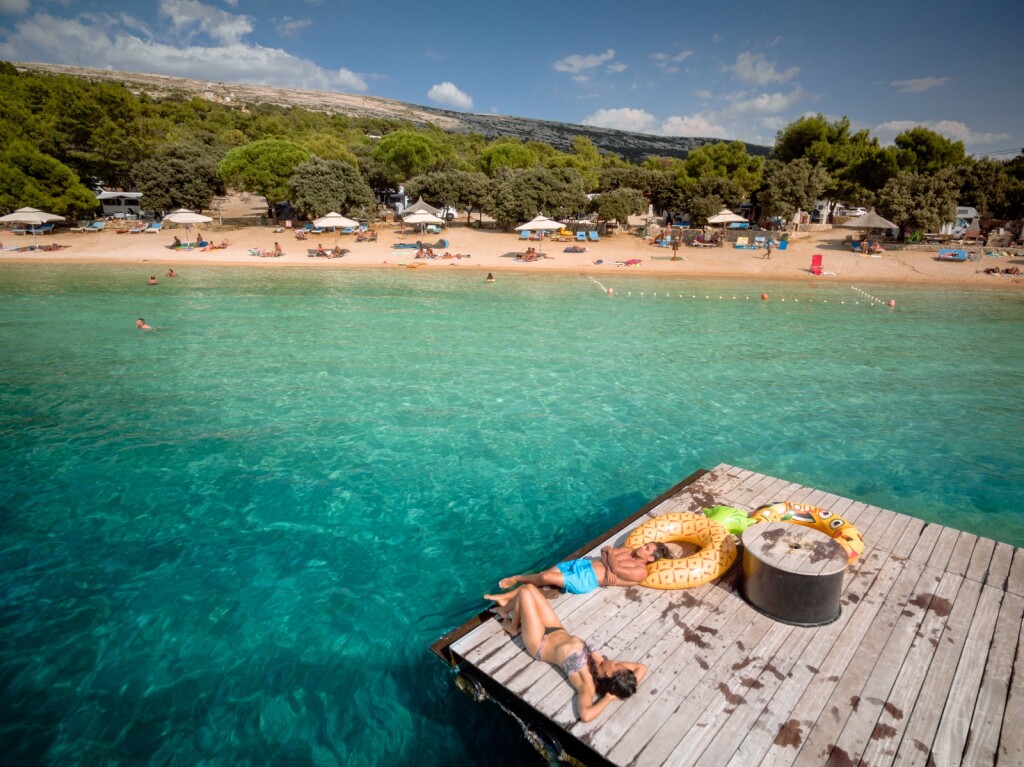 Zlatna plaža na otoku Pagu