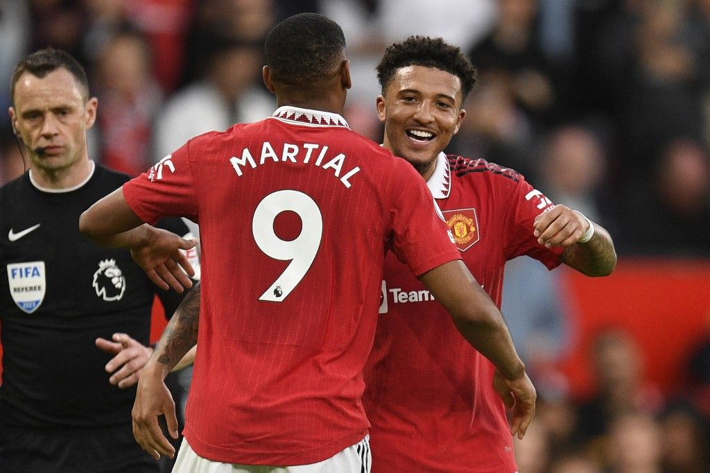 Jadon Sancho i Anthony Martial