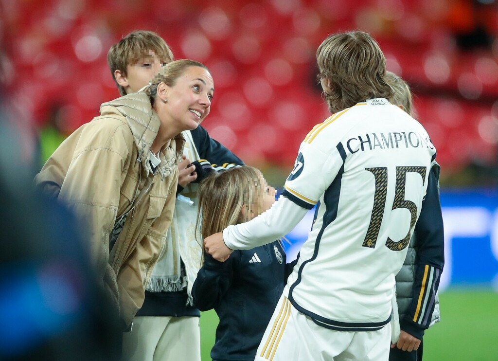 Luka Modrić s obitelji slavi osvajanje Lige prvaka