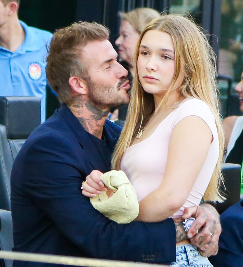 David Beckham i Harper Beckham - 7