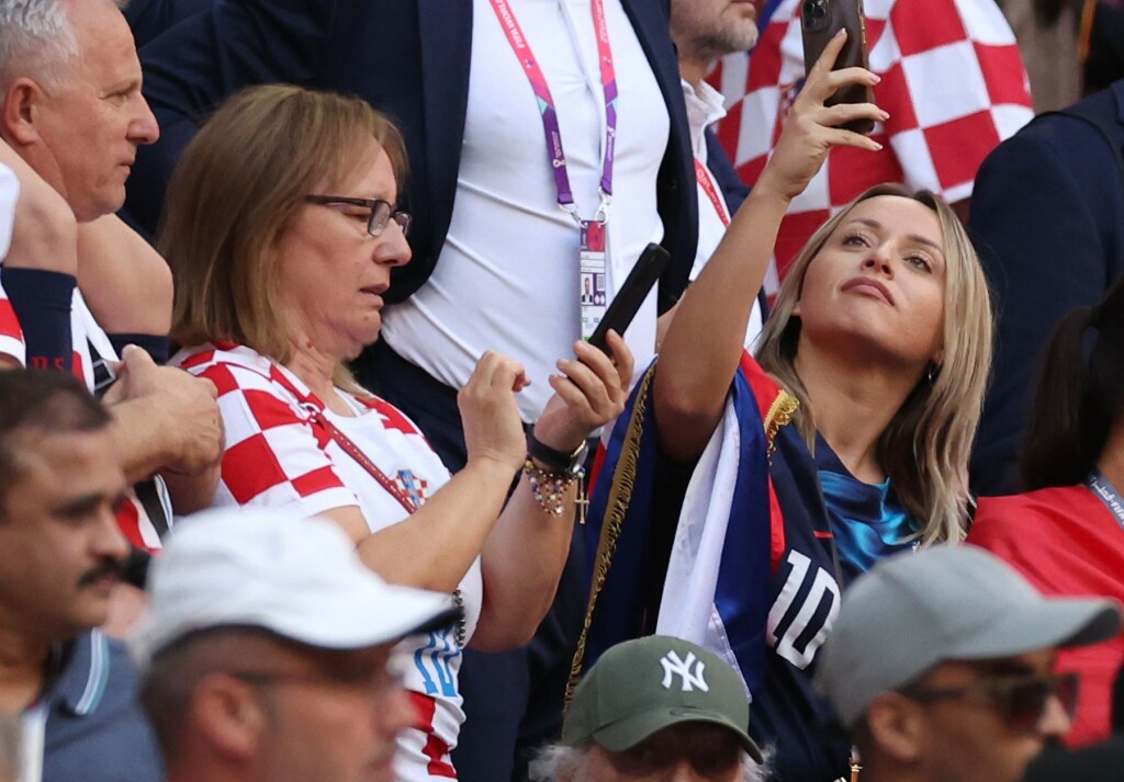 Diora Modrić na tribinama