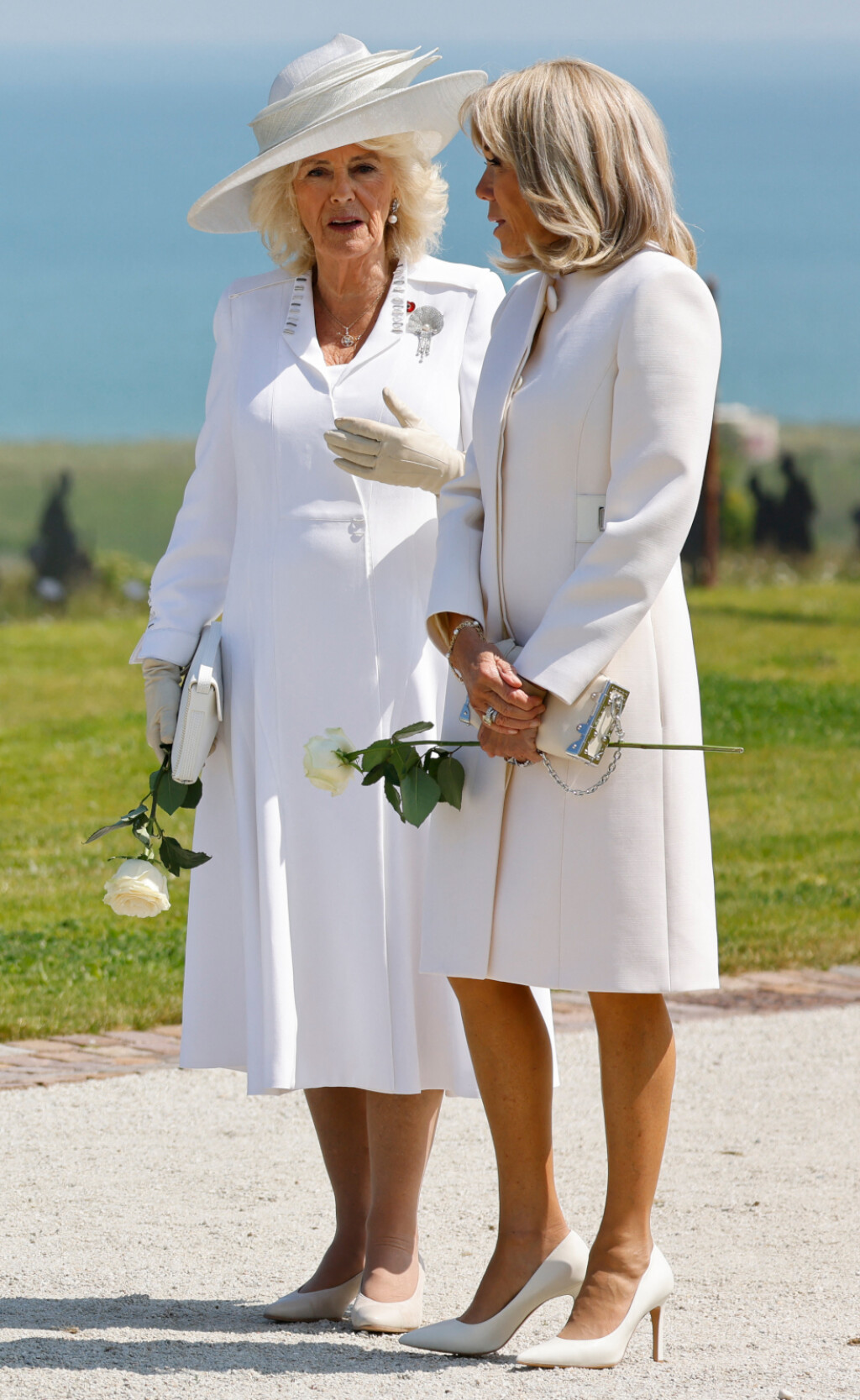 Brigitte Macron i kraljica Camilla susrele su se u Francuskoj - 5