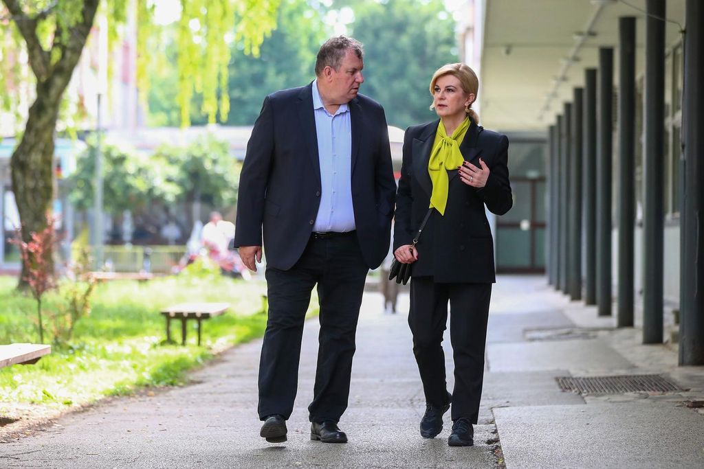 Kolinda Grabar-Kitarović i Jakov Kitarović