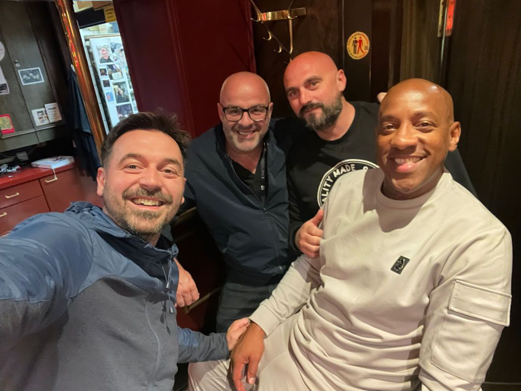 Dion Dublin u Berlinu s Milanom Stjeljom