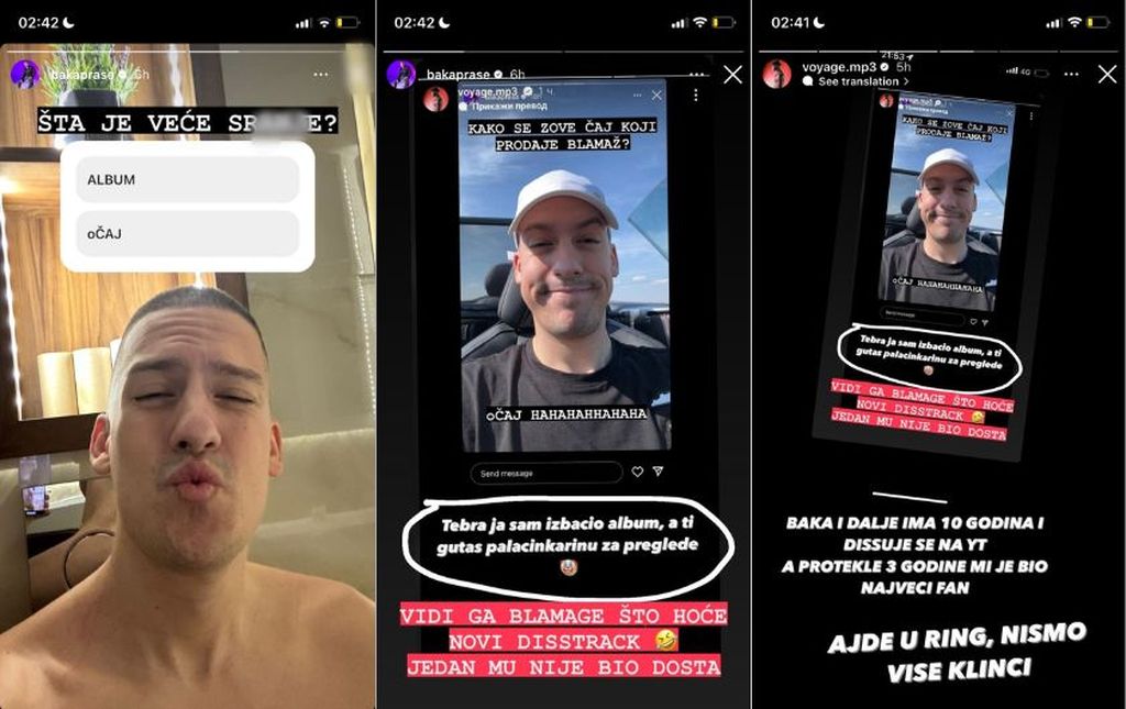 Sukob Bake Praseta i Voyagea