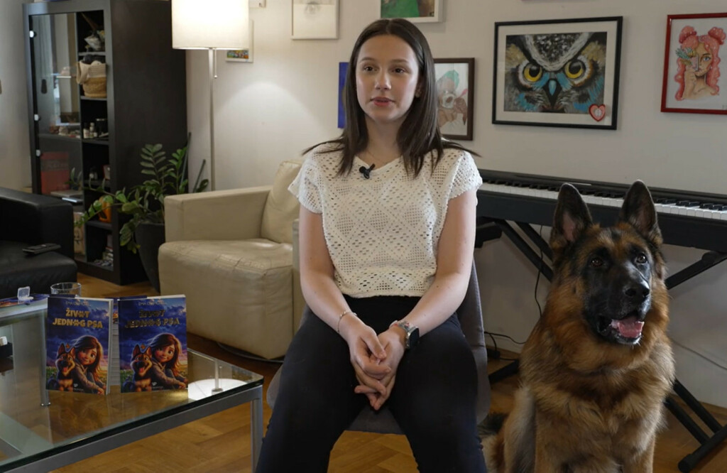 Djevojčica Ema Dujmović napisala je knjigu o svom psu Zeusu - 4