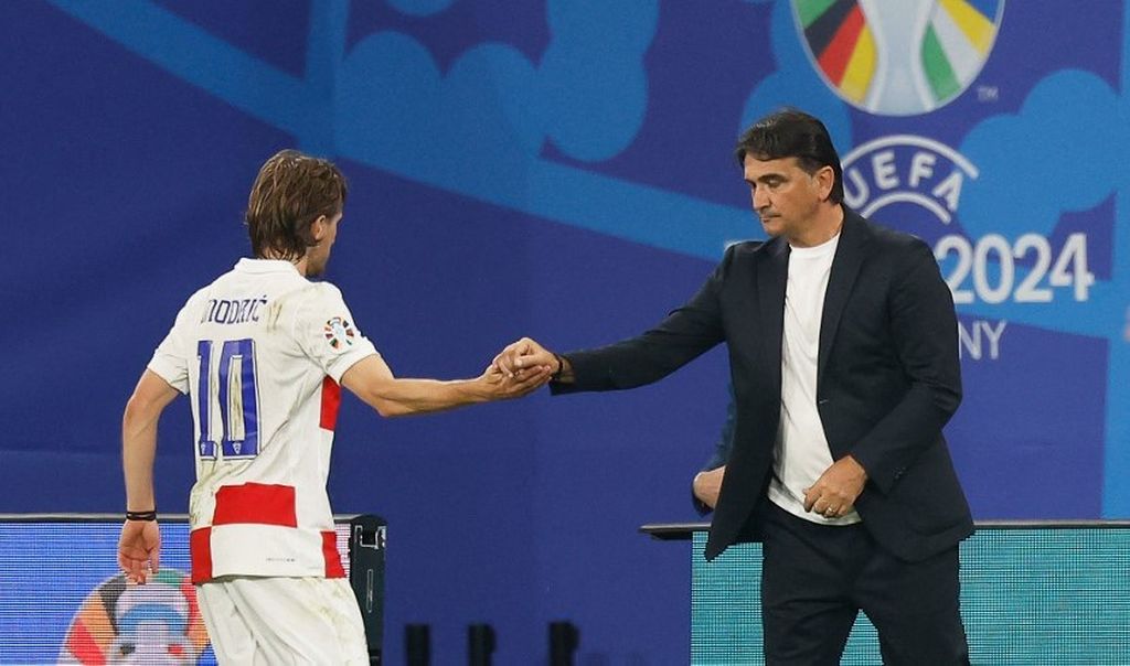 Luka Modrić i Zlatko Dalić