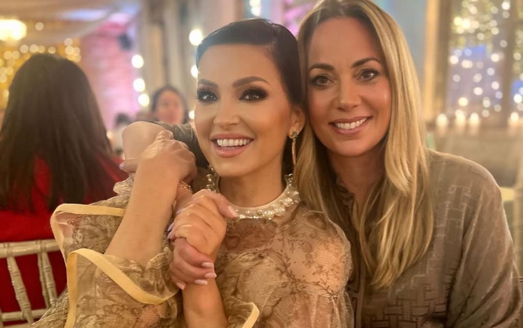 Nina Badrić na krštenju djevojčice Lune, kćeri Izabel i Matea Kovačića