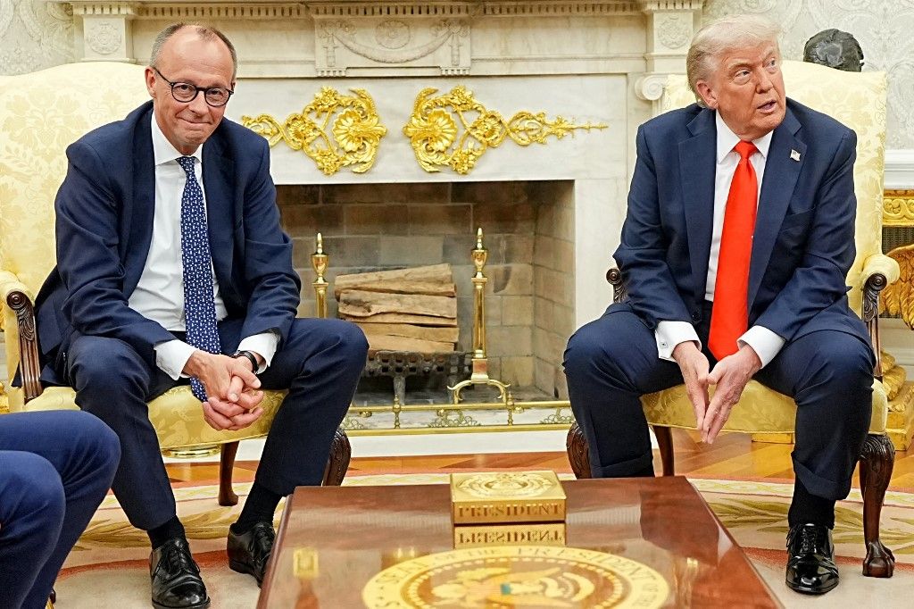 Friedrich Merz i Donald Trump - 4