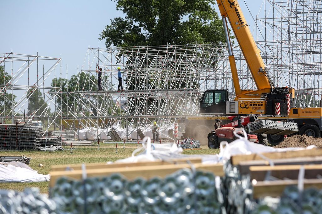 Radovi na Hipodromu za Thompsonov koncert