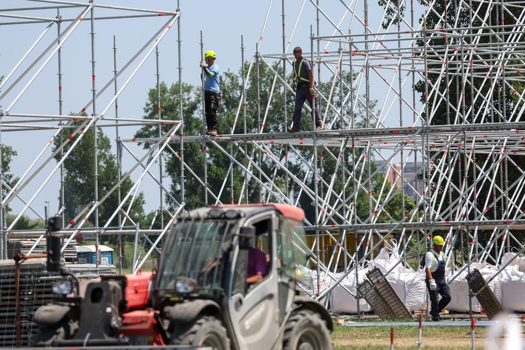 Radovi na Hipodromu za Thompsonov koncert