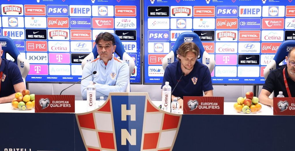 Luka Modrić i Zlatko Dalić