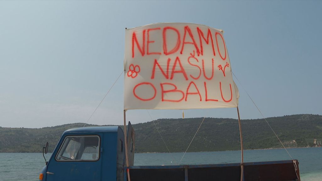 Prosvjed mještana Općine Marina - 2